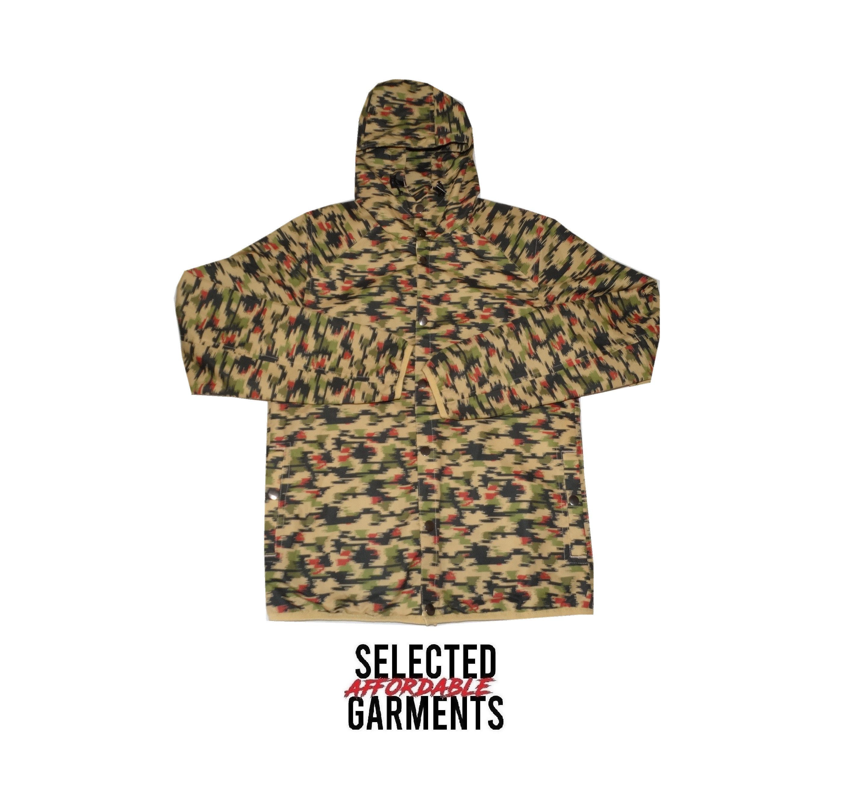Asos U10 Asos camo camouflage print rain windbreaker jacket S Size US S / EU 44-46 / 1 - 1 Thumbnail