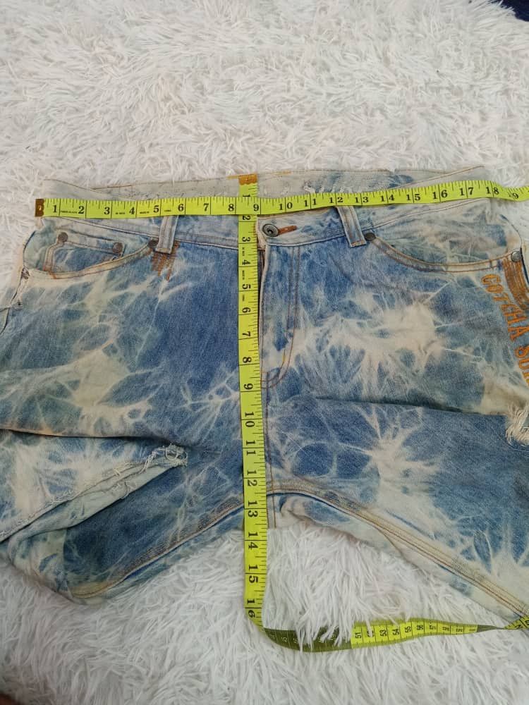 Gotcha × Vintage GOTCHA SHORT DISTRESSED DENIM Size US 36 / EU 52 - 8 Thumbnail