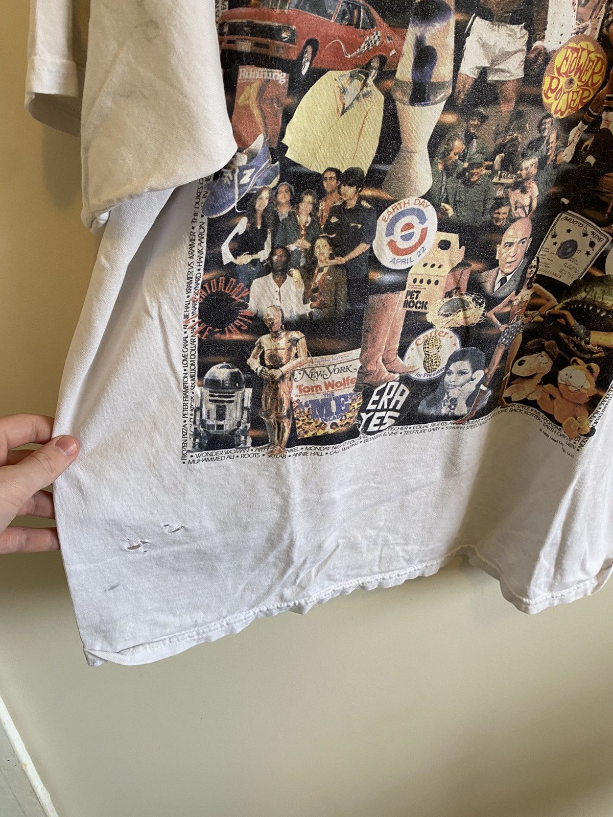 Vintage 1970 - 1979 GRAIL Collage Shirt Star Wars Ali Muhammed Mr T Size US XL / EU 56 / 4 - 7 Thumbnail