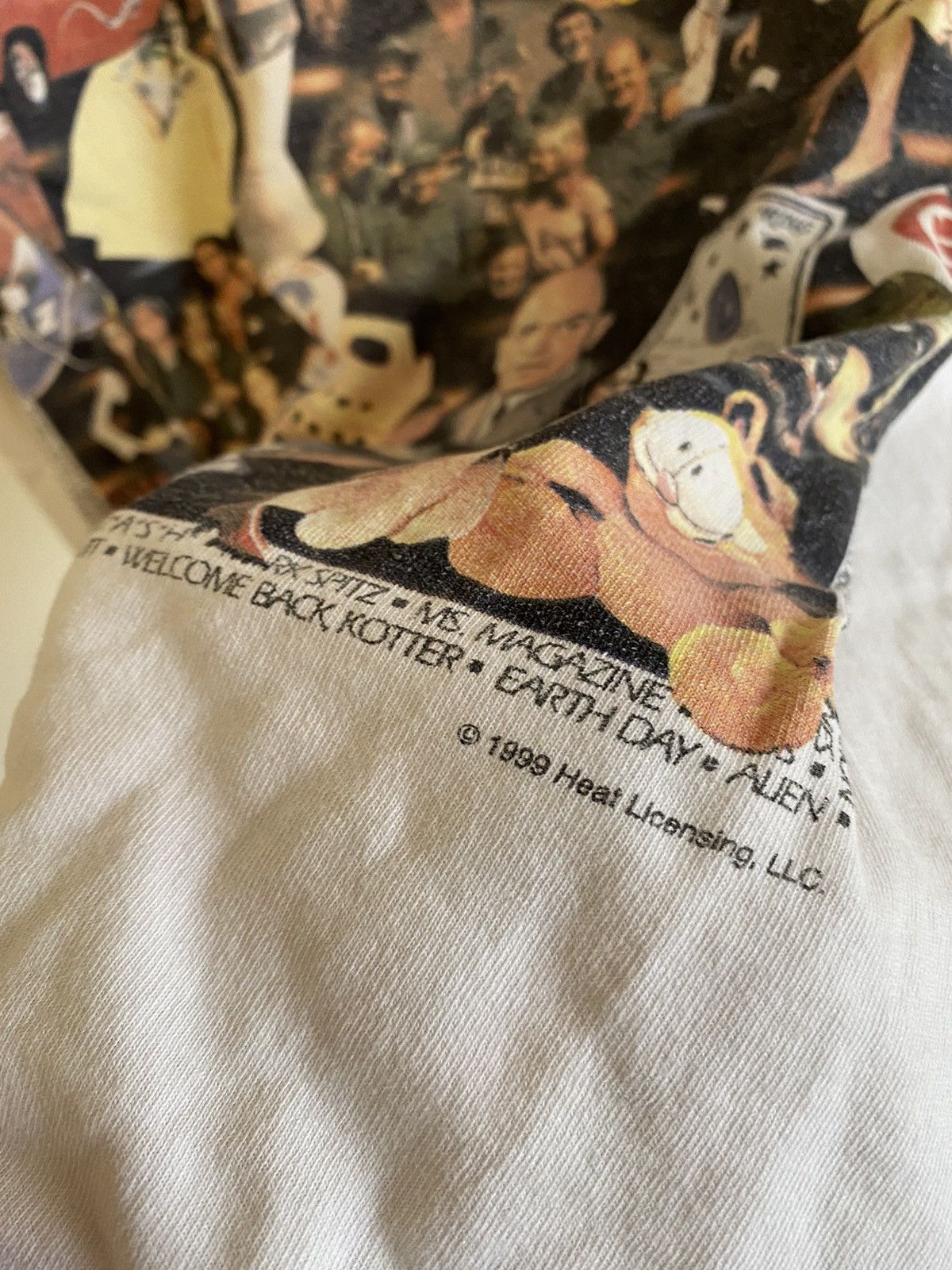 Vintage 1970 - 1979 GRAIL Collage Shirt Star Wars Ali Muhammed Mr T Size US XL / EU 56 / 4 - 2 Thumbnail