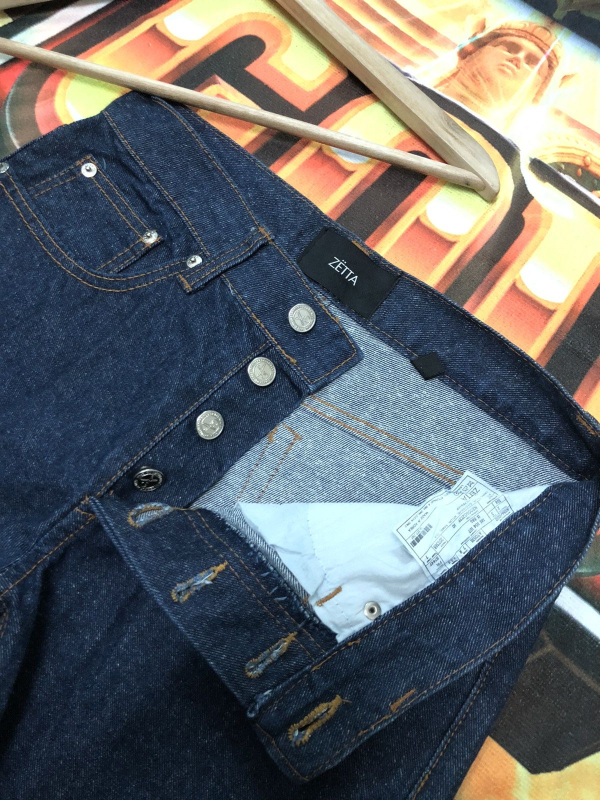 Japanese Brand × Vintage VINTAGE ZETTA SLIM SKINNY FIT BLUE DENIM JAPAN 🇯🇵 Size US 30 / EU 46 - 4 Thumbnail