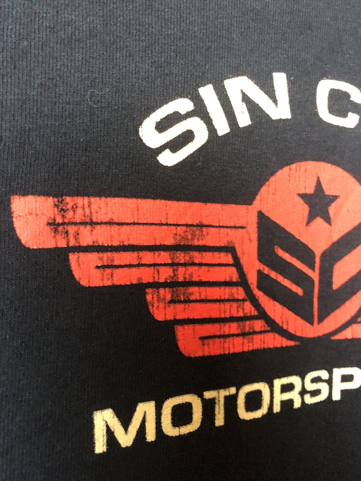 Vintage Vintage SIN CITY Motorsports Racing tees Big Printed Size US L / EU 52-54 / 3 - 4 Thumbnail