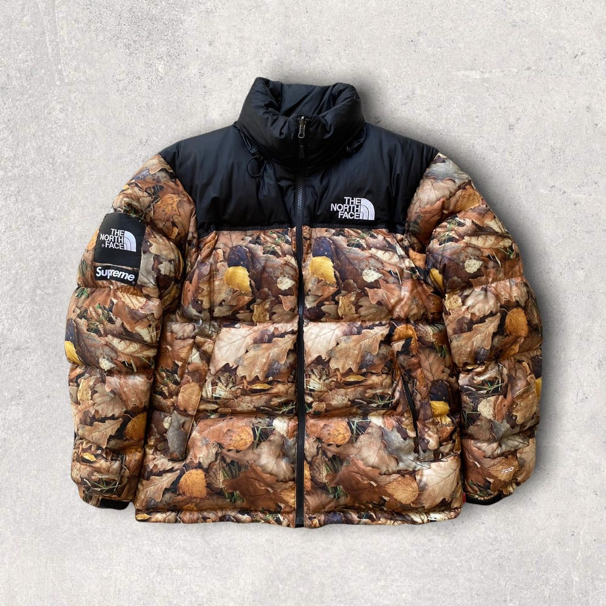 Supreme The North Face Leaves Nuptse Jacket | Grailed