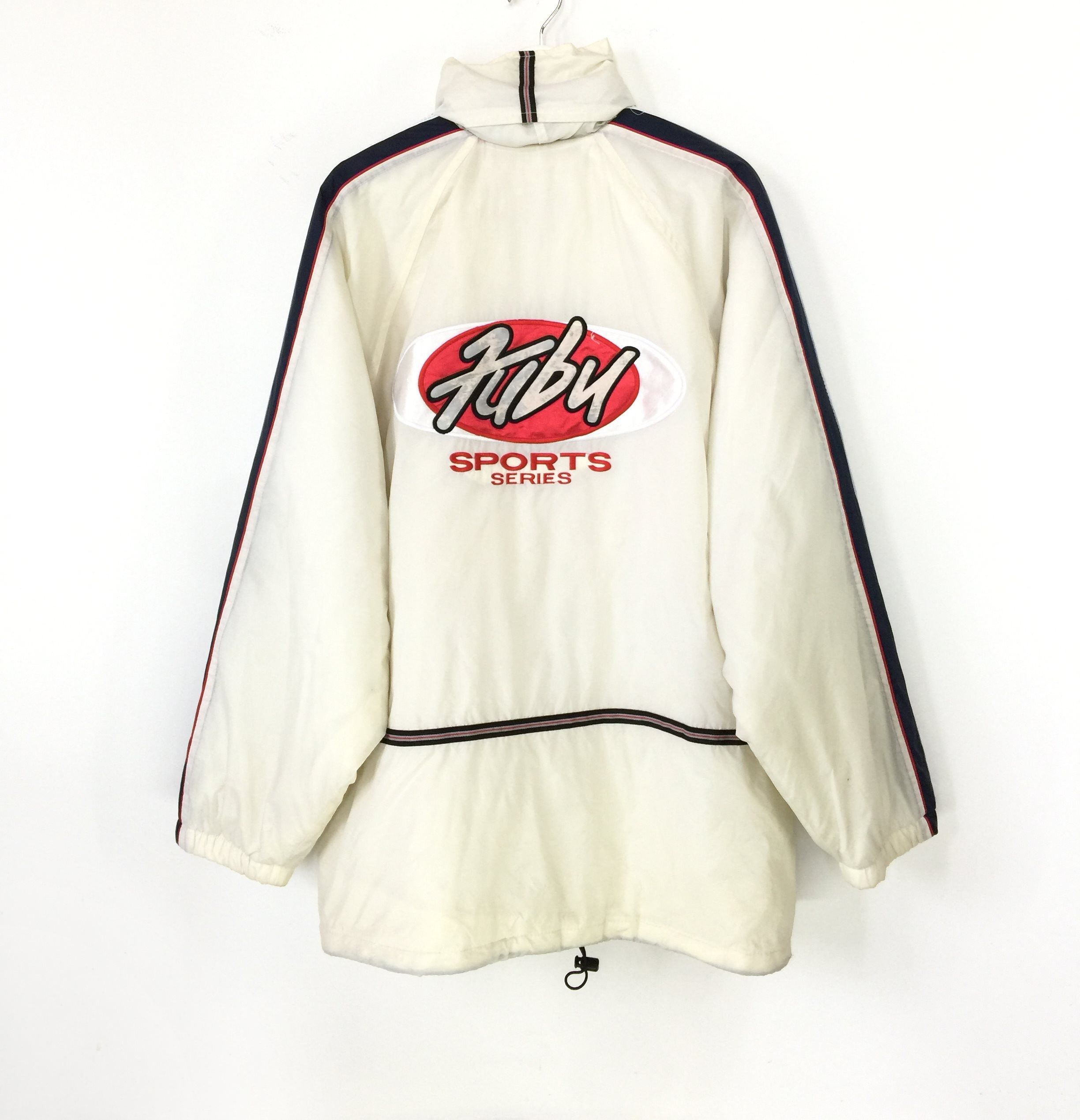 Fubu × Vintage Fubu embroidered logo vintage 90s side tape jacket Size US XL / EU 56 / 4 - 1 Thumbnail