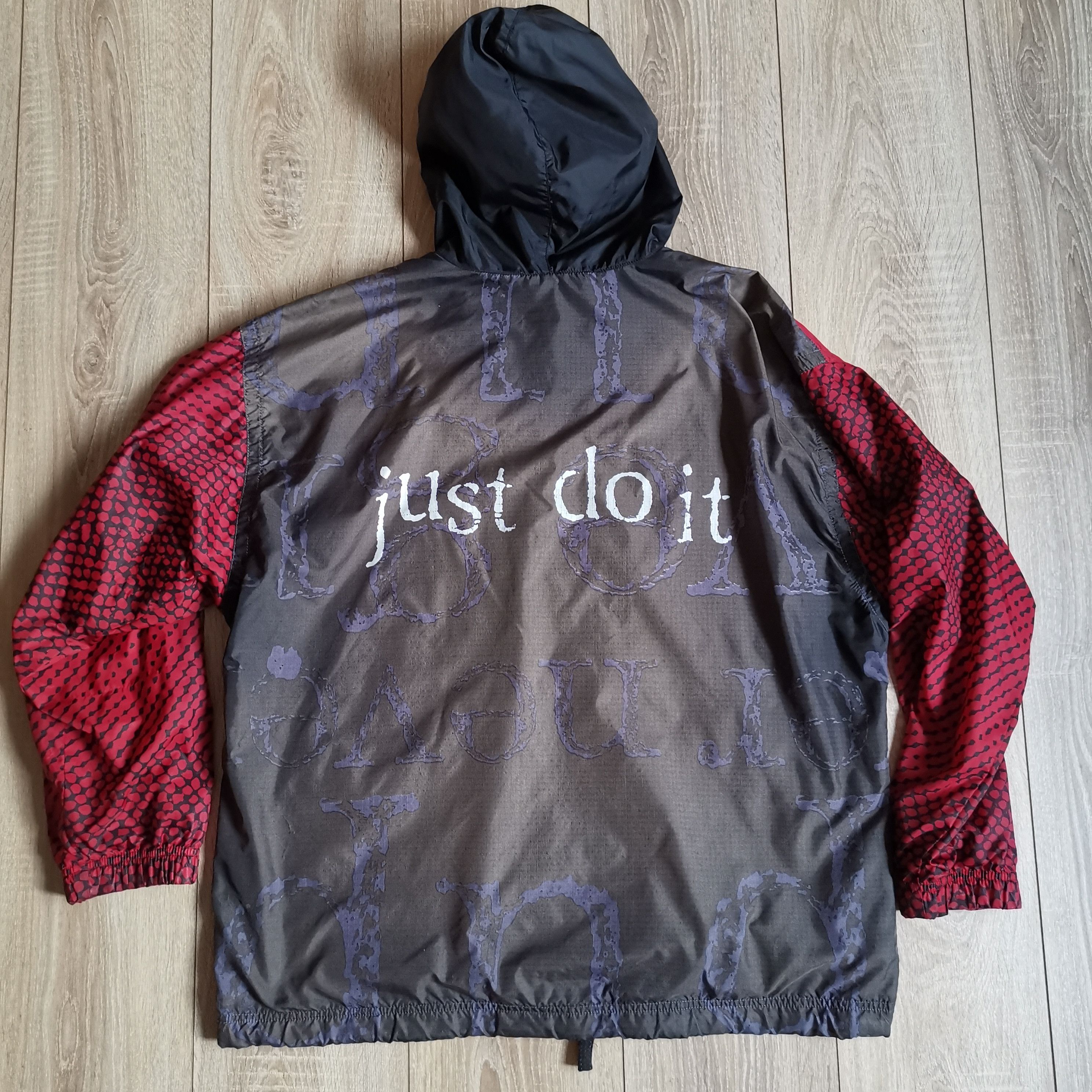 Nike Nike vintage 80s 90s hooded big logo just do it Size US L / EU 52-54 / 3 - 3 Thumbnail