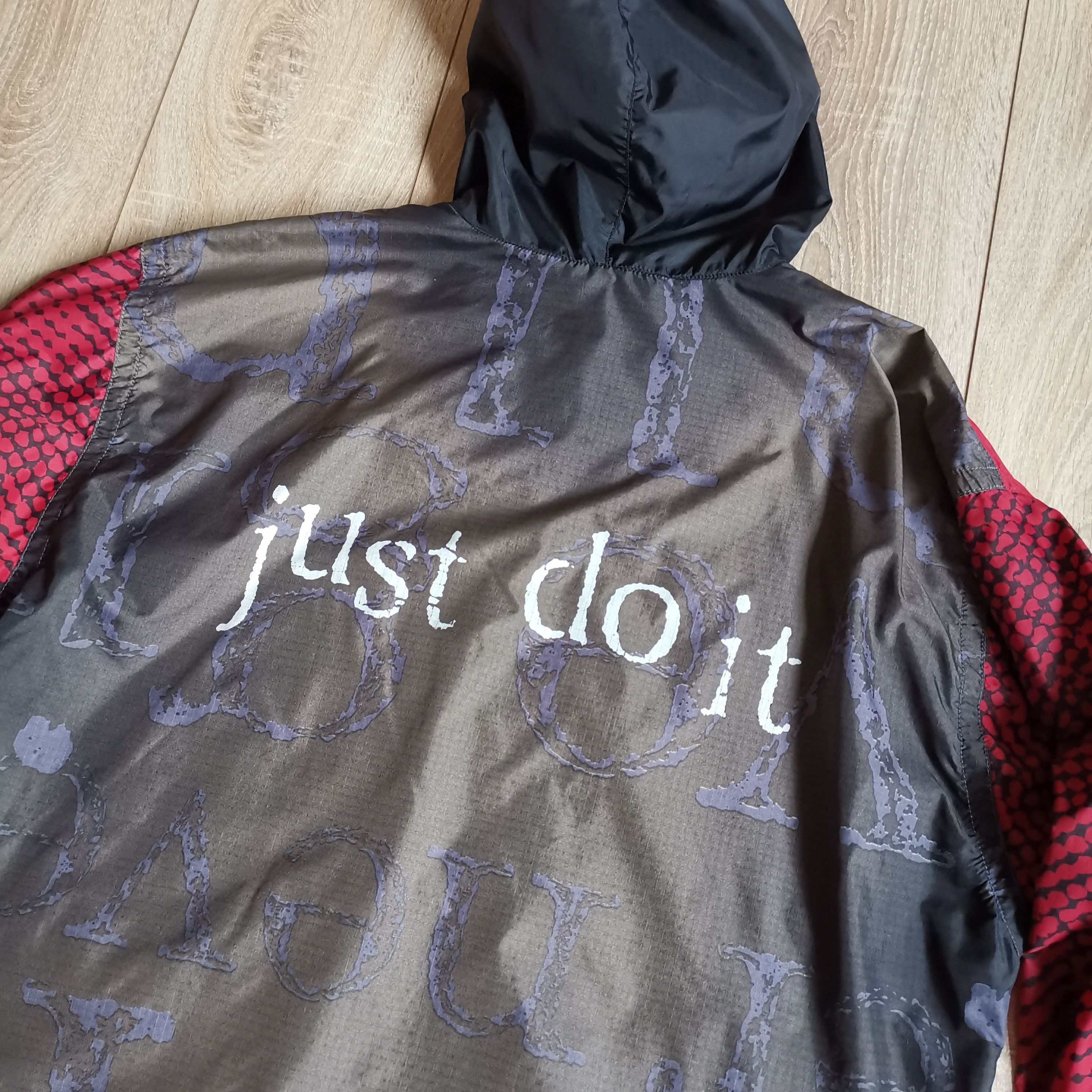 Nike Nike vintage 80s 90s hooded big logo just do it Size US L / EU 52-54 / 3 - 2 Thumbnail