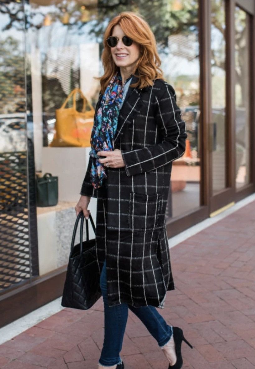 VINTAGE PAUL SMITH LONDON WOOL DUFFLE CHECK COATS UNISEX