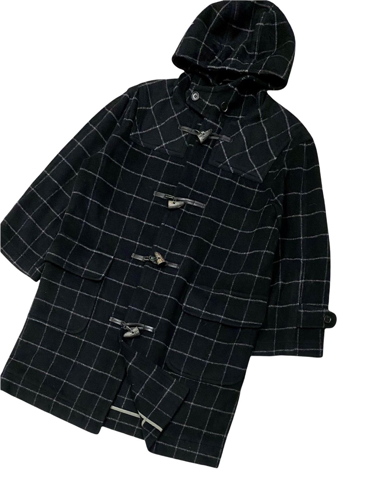 Paul Smith VINTAGE PAUL SMITH LONDON WOOL DUFFLE CHECK COATS UNISEX Size US M / EU 48-50 / 2 - 7 Thumbnail