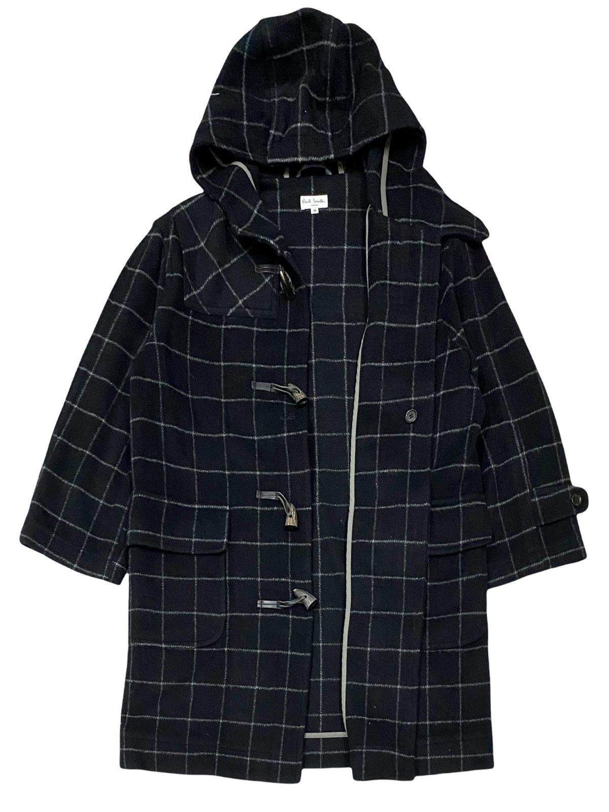 Paul Smith VINTAGE PAUL SMITH LONDON WOOL DUFFLE CHECK COATS UNISEX Size US M / EU 48-50 / 2 - 3 Thumbnail