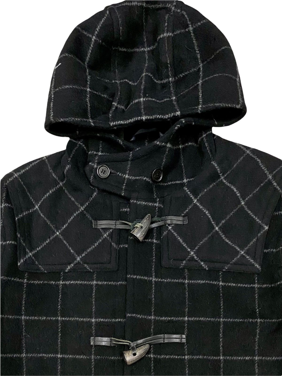 Paul Smith VINTAGE PAUL SMITH LONDON WOOL DUFFLE CHECK COATS UNISEX Size US M / EU 48-50 / 2 - 6 Thumbnail