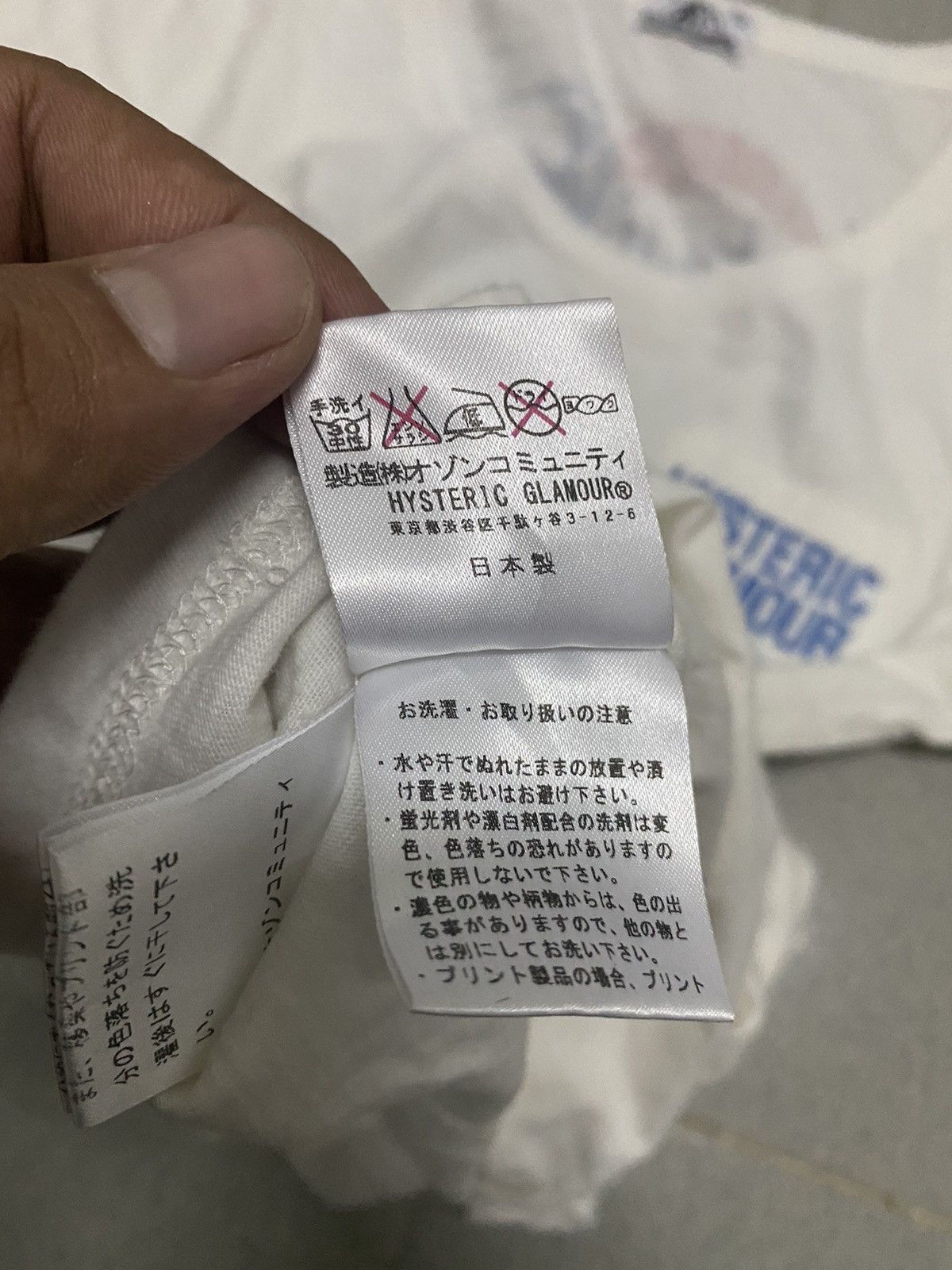 Hysteric Glamour × Japanese Brand × Vintage Vintage Hysteric Glamour Hysteric Club Tee Size ONE SIZE - 8 Thumbnail