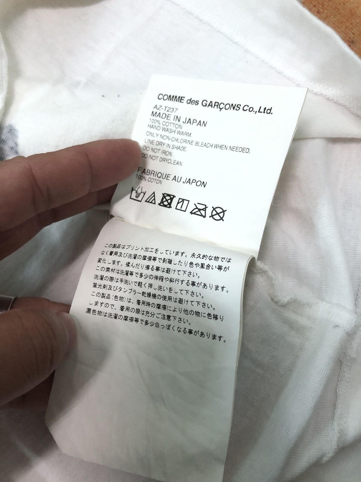 Comme des Garcons × Comme des Garcons PLAY CDG PLAY AD2018/8 DOUBLE BIG LOGO SHIRT Size US XS / EU 42 / 0 - 6 Thumbnail