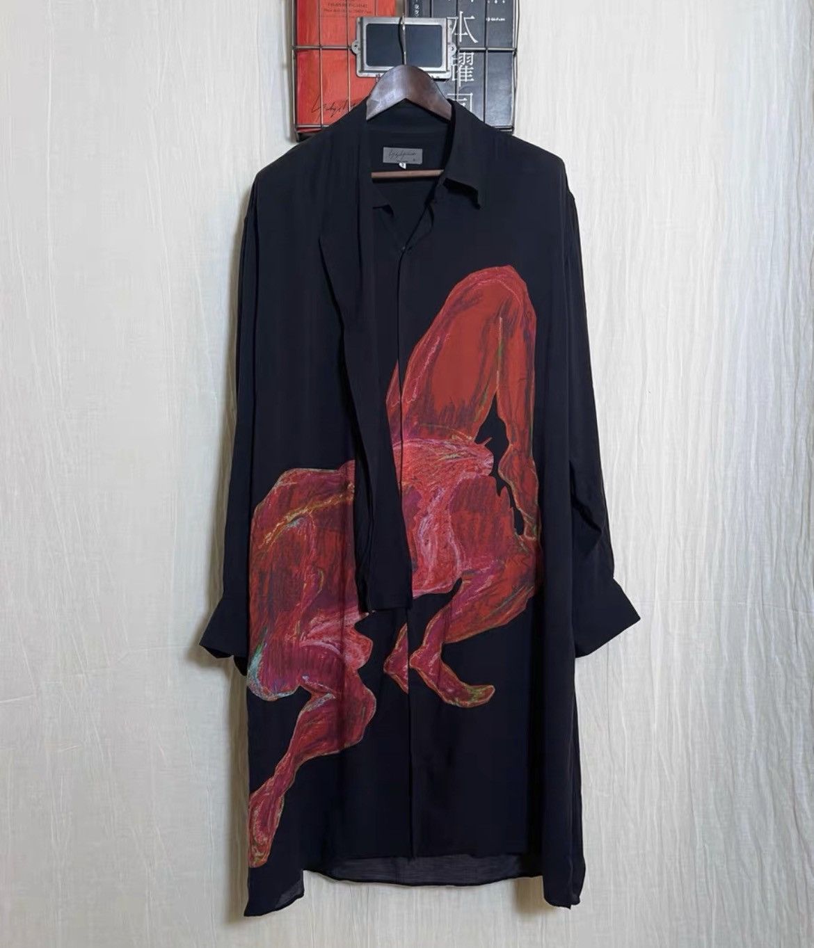 Yohji Yamamoto Yohji Yamamoto 19ss Protrait Long Shirt Size US L / EU 52-54 / 3 - 1 Thumbnail