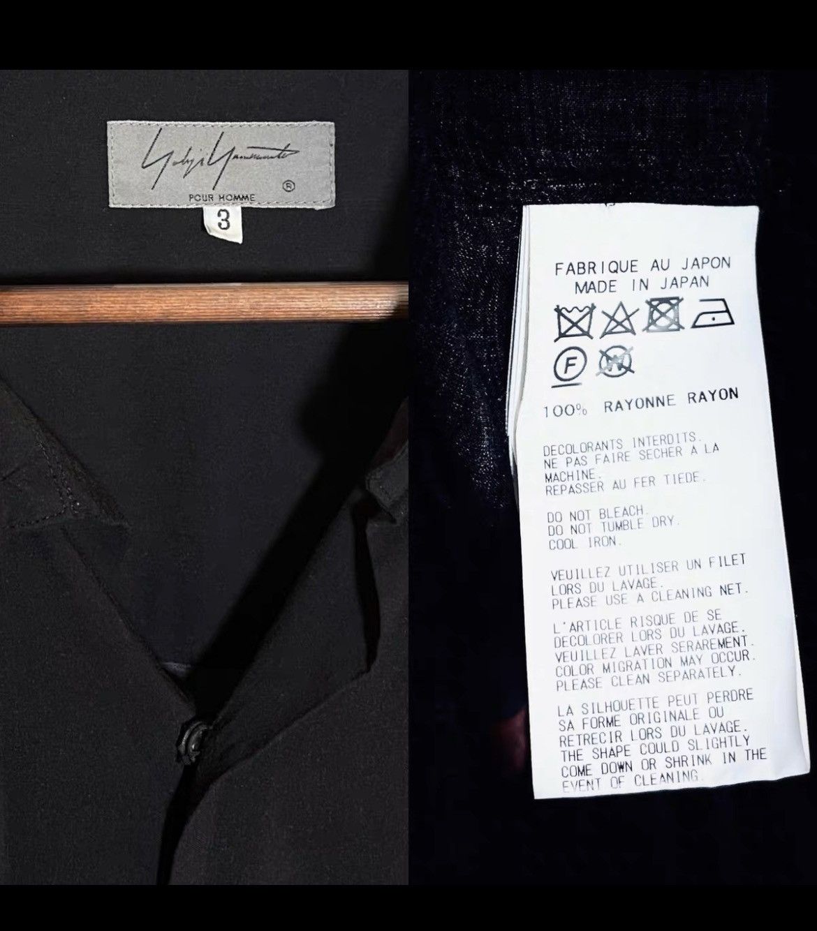 Yohji Yamamoto Yohji Yamamoto 19ss Protrait Long Shirt Size US L / EU 52-54 / 3 - 4 Thumbnail