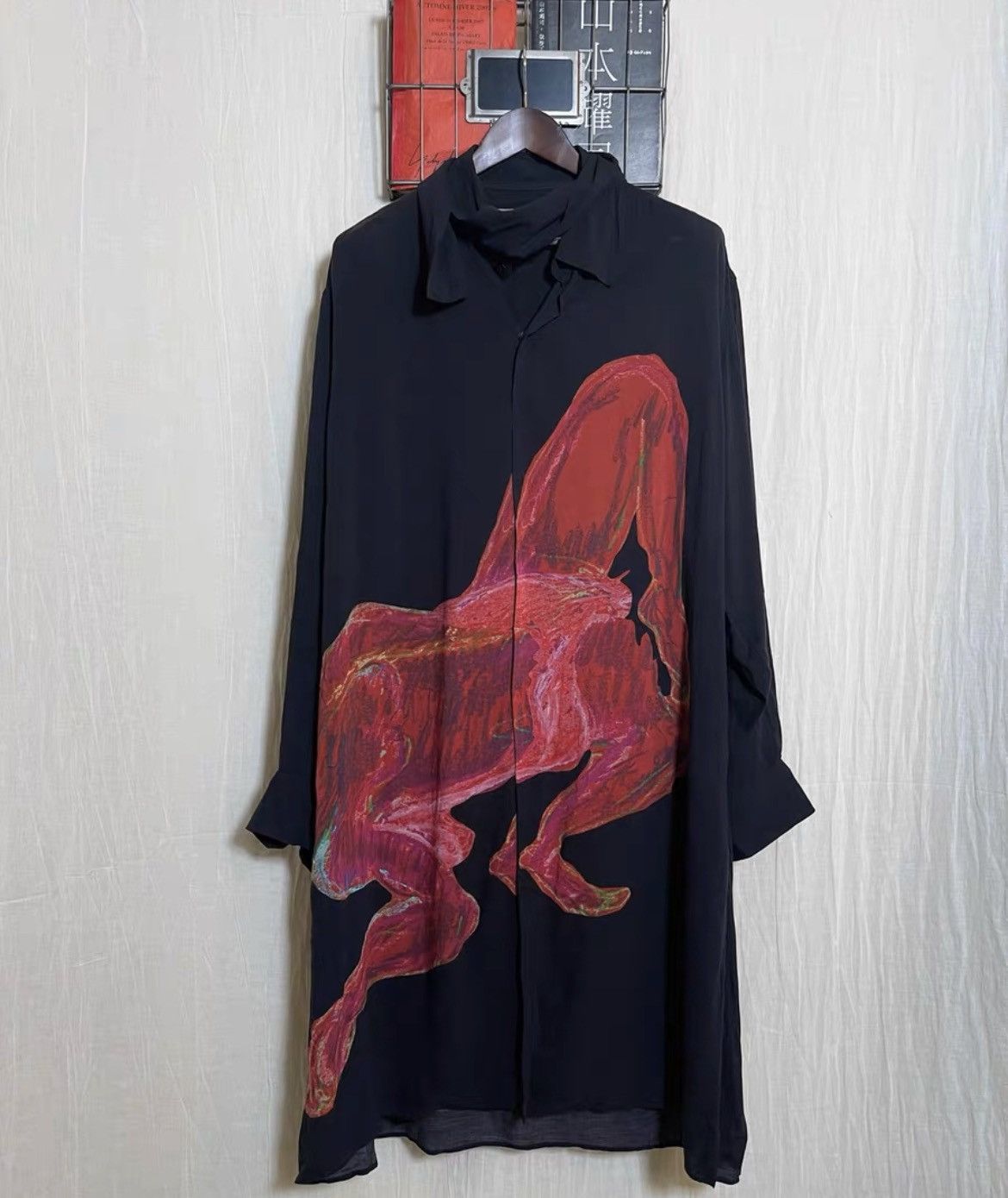 Yohji Yamamoto Yohji Yamamoto 19ss Protrait Long Shirt Size US L / EU 52-54 / 3 - 2 Thumbnail