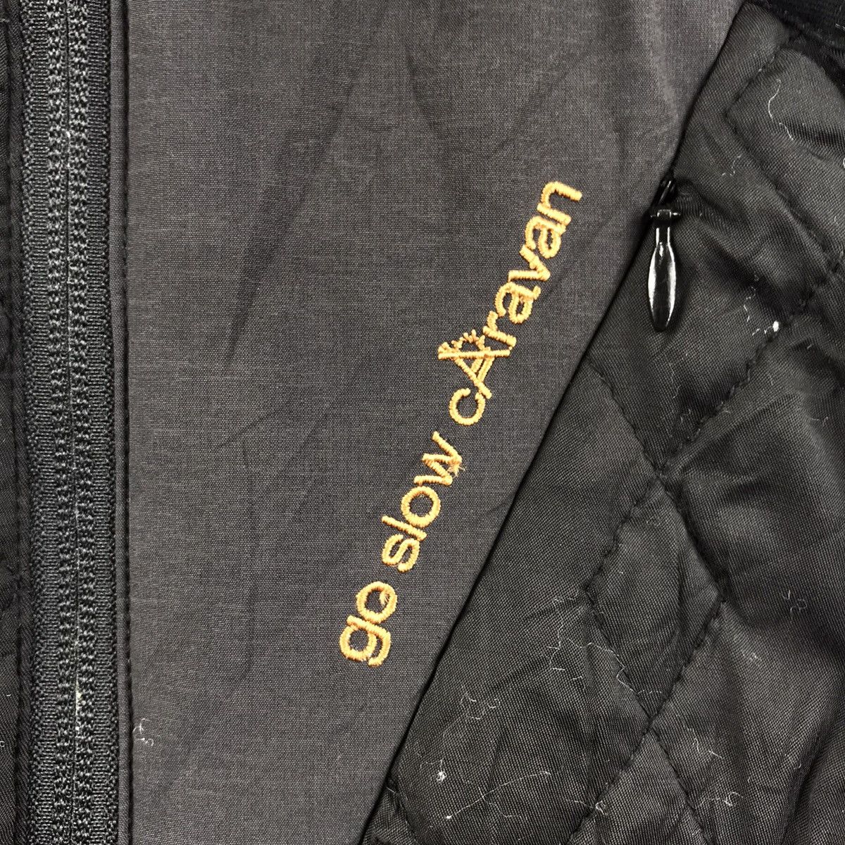 go slow caravan GO SLOW CARAVAN Seven Seas Japanese Brand Quilted Hoodie Size US L / EU 52-54 / 3 - 4 Thumbnail