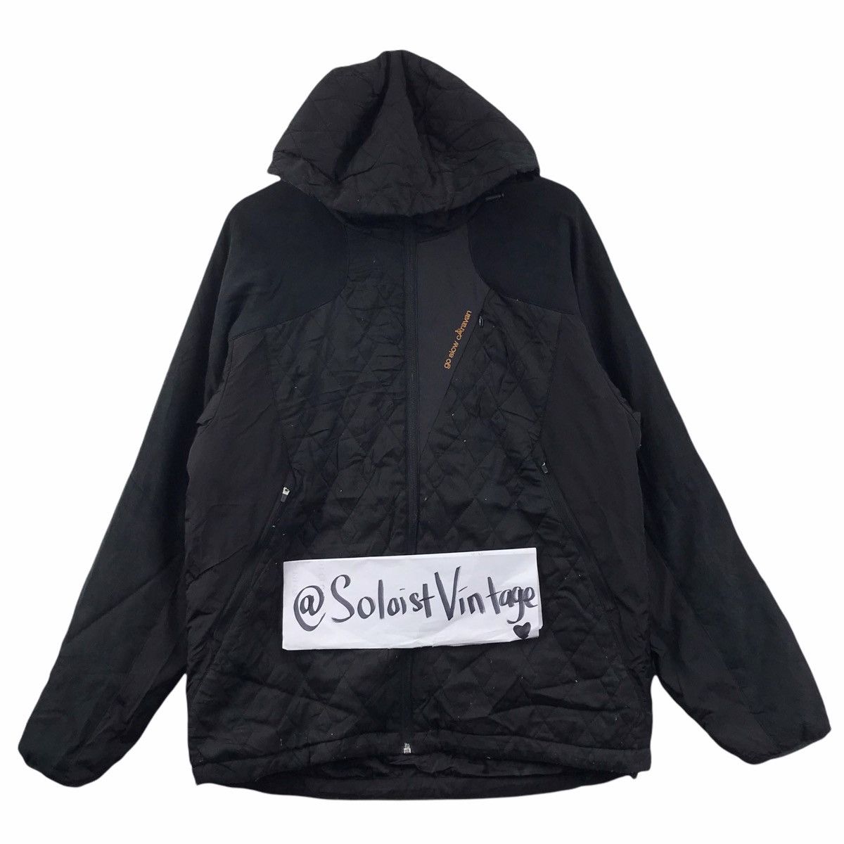 go slow caravan GO SLOW CARAVAN Seven Seas Japanese Brand Quilted Hoodie Size US L / EU 52-54 / 3 - 1 Thumbnail