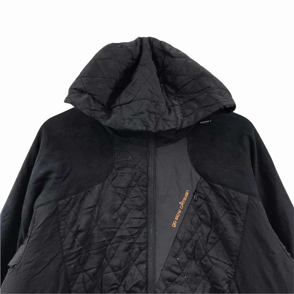 go slow caravan GO SLOW CARAVAN Seven Seas Japanese Brand Quilted Hoodie Size US L / EU 52-54 / 3 - 2 Thumbnail
