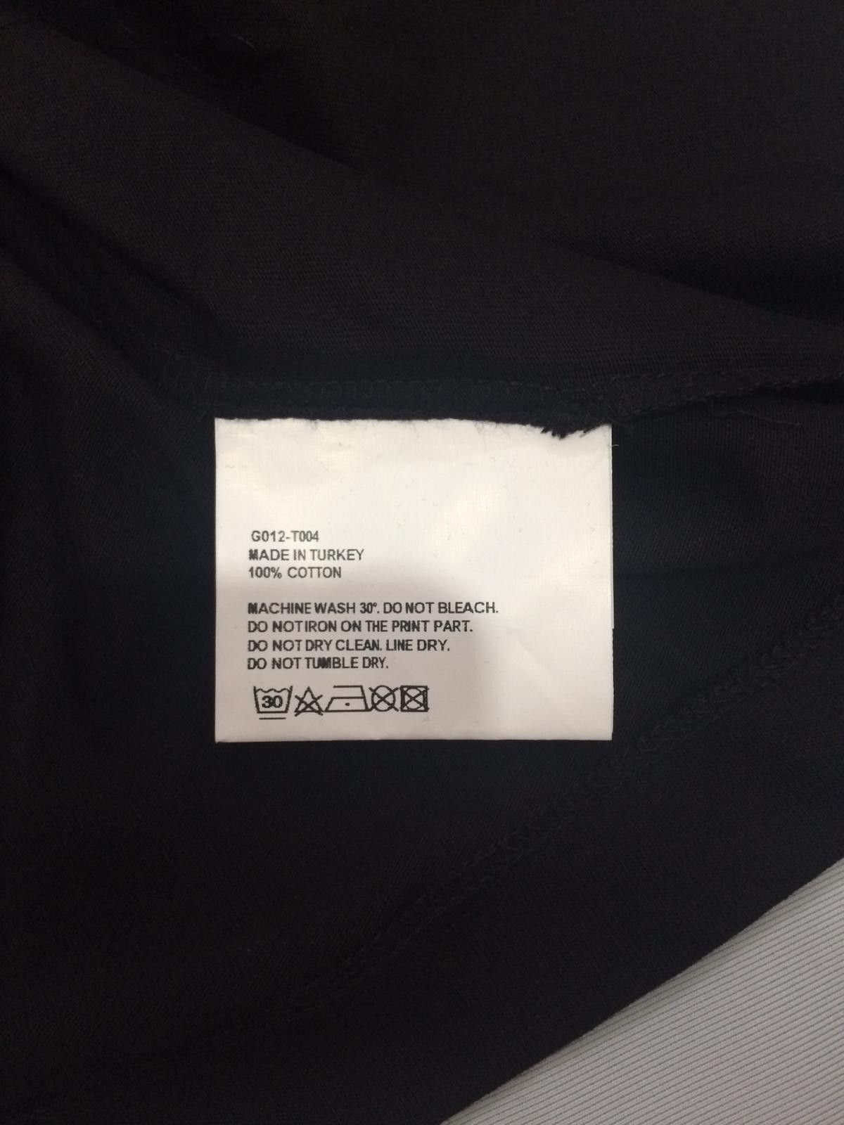 Gosha Rubchinskiy Gosha Rubchinskiy DJ Oversize Black Tee Size US S / EU 44-46 / 1 - 7 Thumbnail