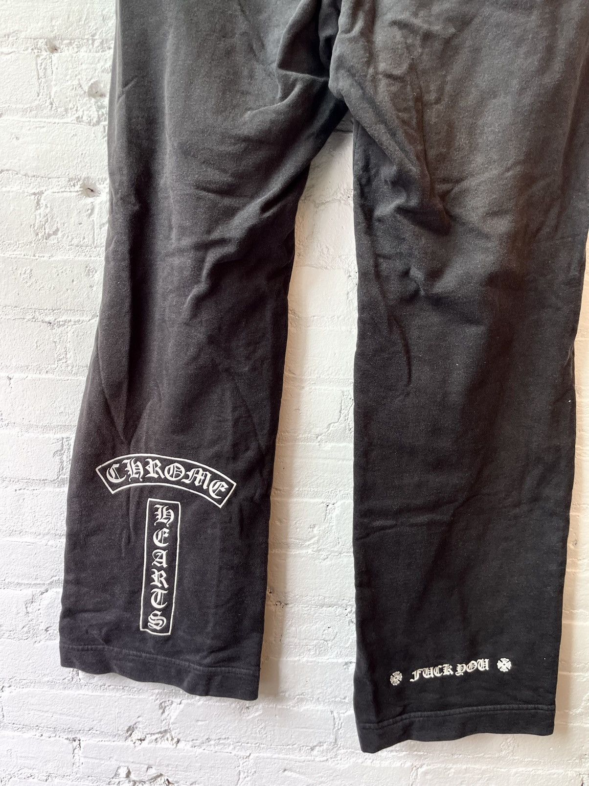 Chrome Hearts Chrome Hearts Cross Pants Sweatpants FUCK YOU 31-34 Size US 32 / EU 48 - 6 Thumbnail