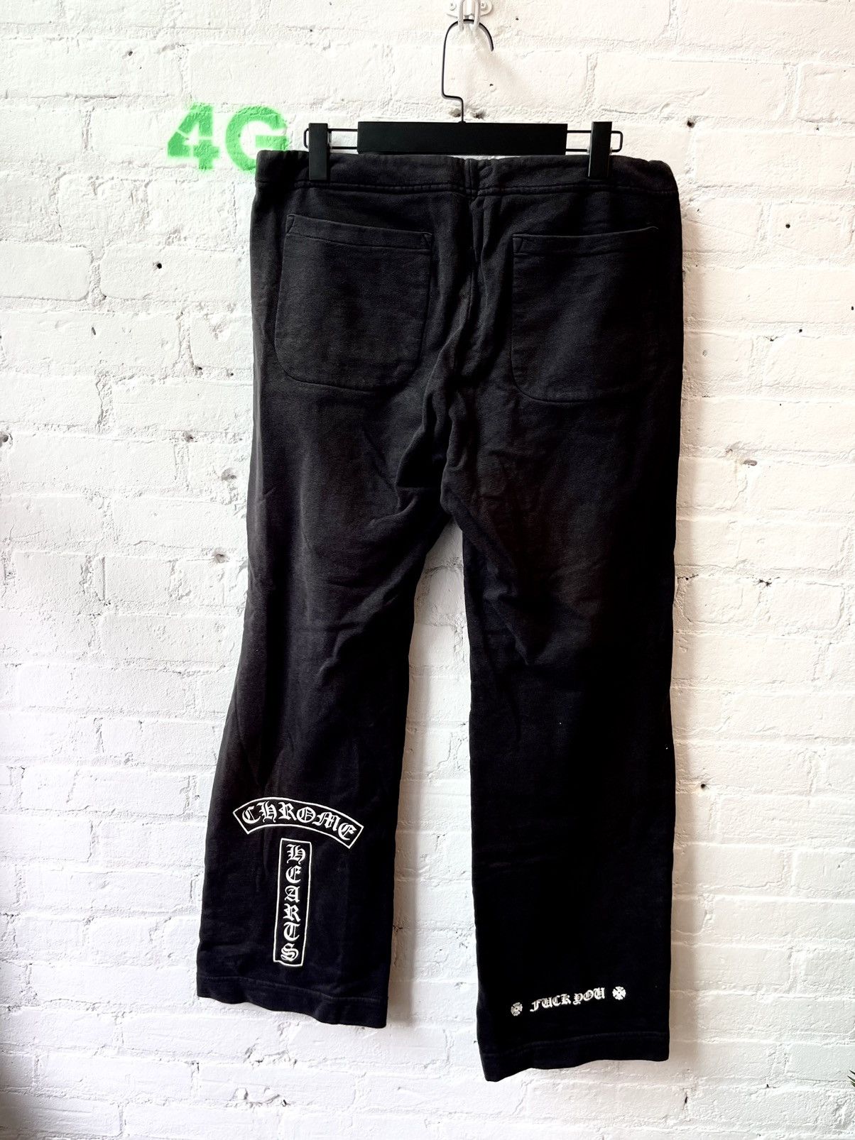 Chrome Hearts Chrome Hearts Cross Pants Sweatpants FUCK YOU 31-34 Size US 32 / EU 48 - 5 Thumbnail
