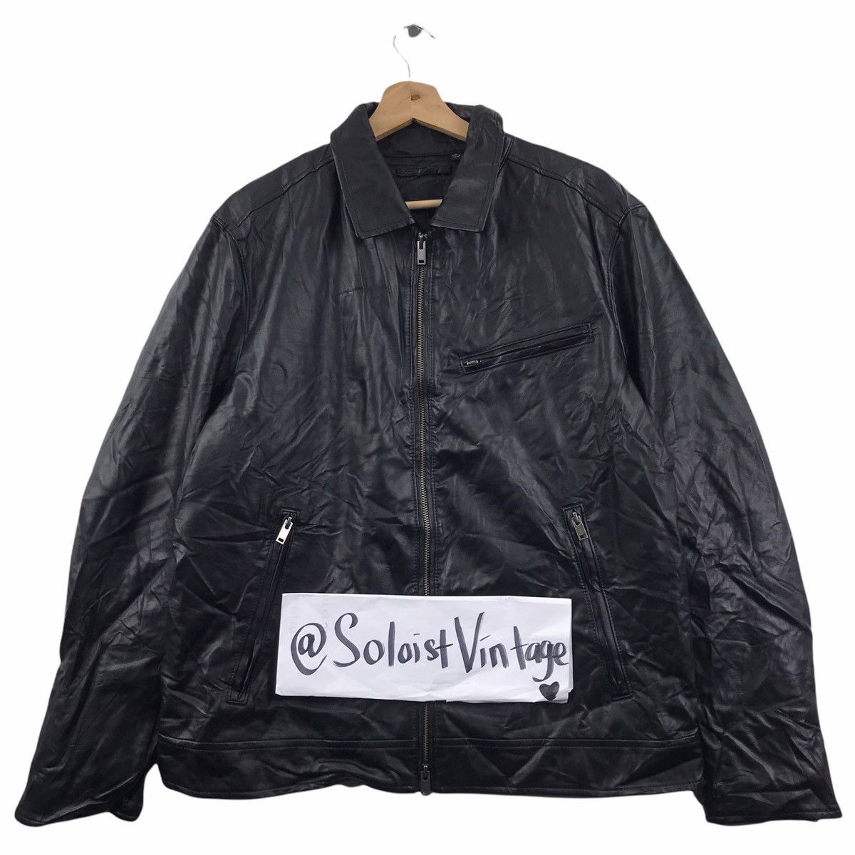 Uniqlo UNIQLO Full Zipper Motorcycle Rider Japanese Brand Jacket Size US XL / EU 56 / 4 - 1 Thumbnail