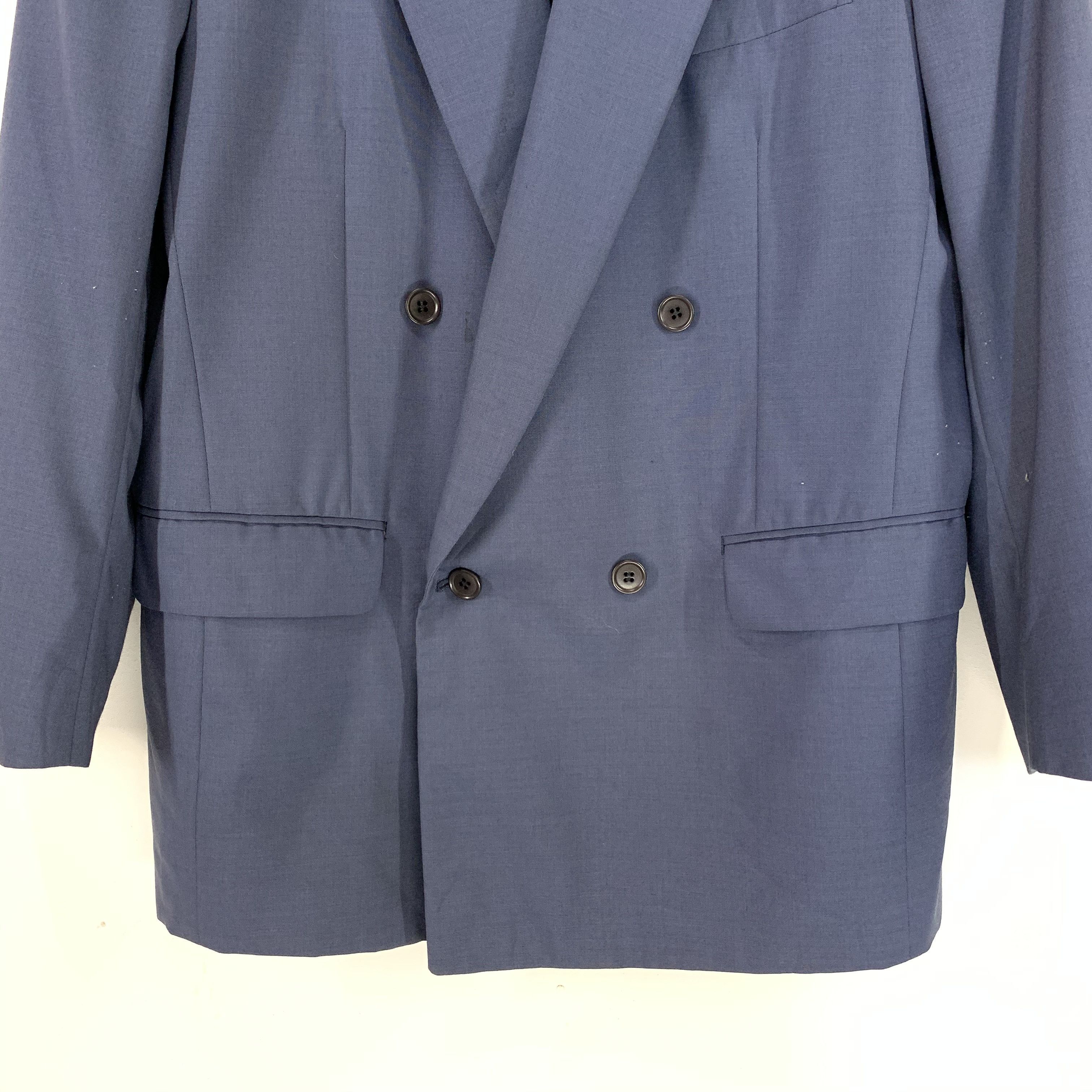 Christian Dior Monsieur × Designer Christian Dior double breasted suit blazer sports jacket Size 42S - 5 Thumbnail