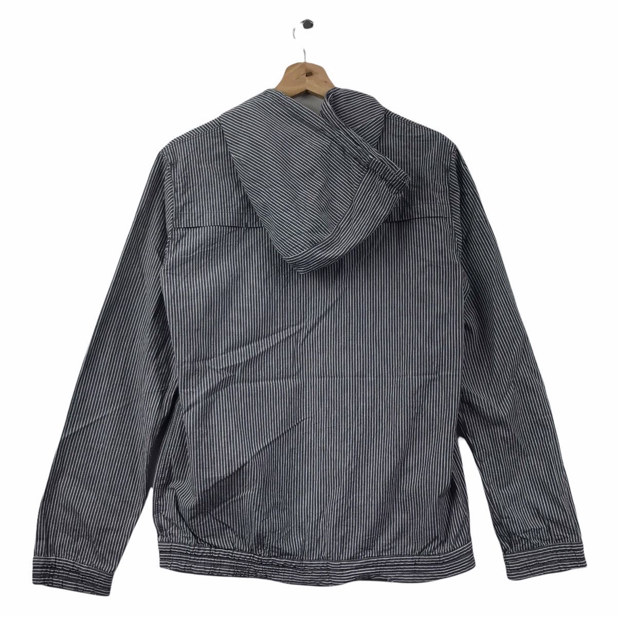 URBAN RESEARCH DOORS URBAN RESEARCH Hickory Stripes Japanese Brand Hoodie Jacket Size US M / EU 48-50 / 2 - 6 Thumbnail