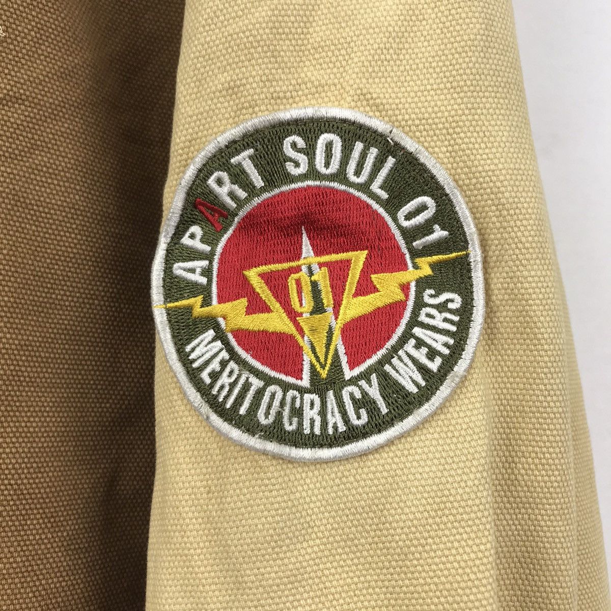 Japanese Brand APART SOUL 01 Japanese Brand Varsity Wool Jacket Size US XL / EU 56 / 4 - 4 Thumbnail