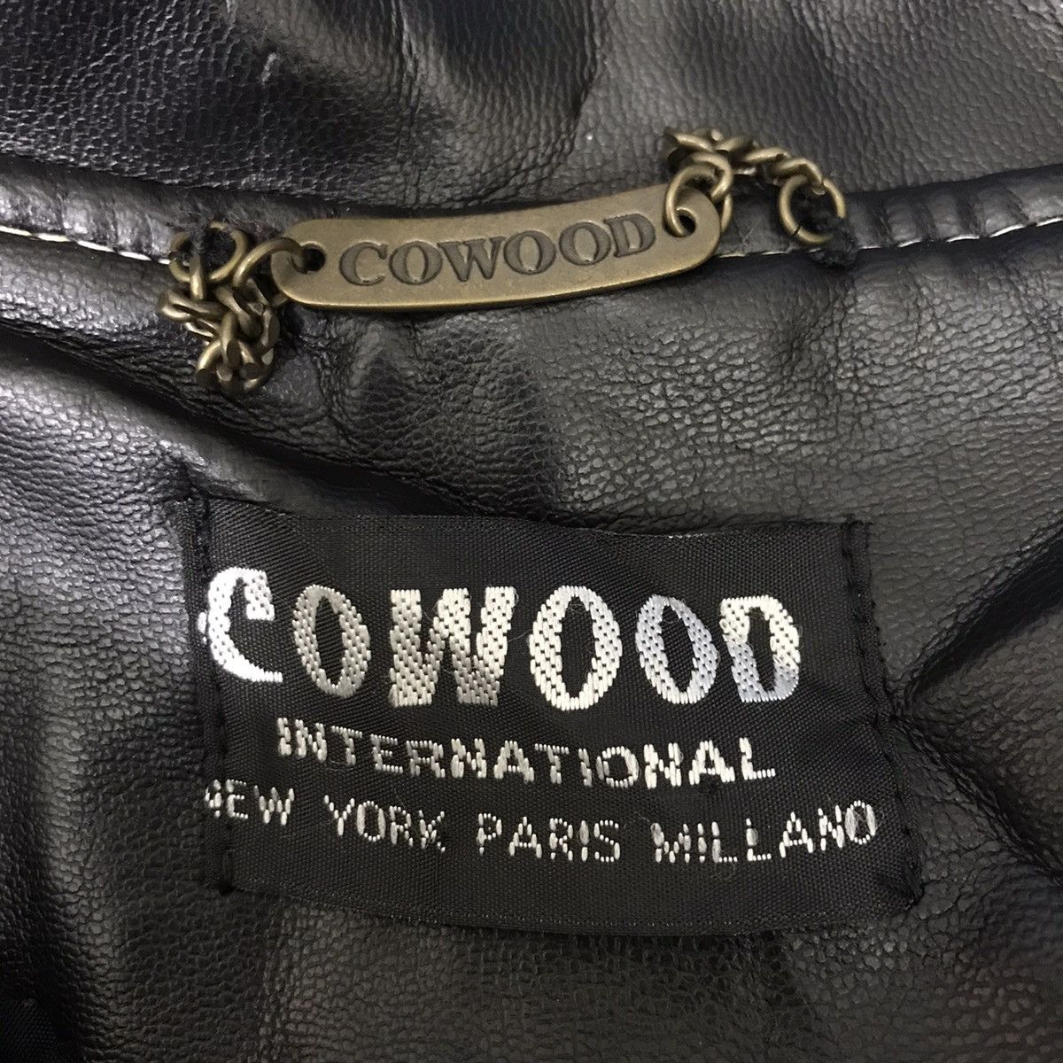 Vintage Vintage COWOOD INTERNATIONAL Japanese Brand Leather Jacket Size US L / EU 52-54 / 3 - 3 Thumbnail