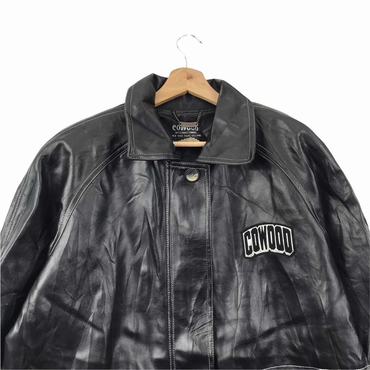 Vintage Vintage COWOOD INTERNATIONAL Japanese Brand Leather Jacket Size US L / EU 52-54 / 3 - 2 Thumbnail
