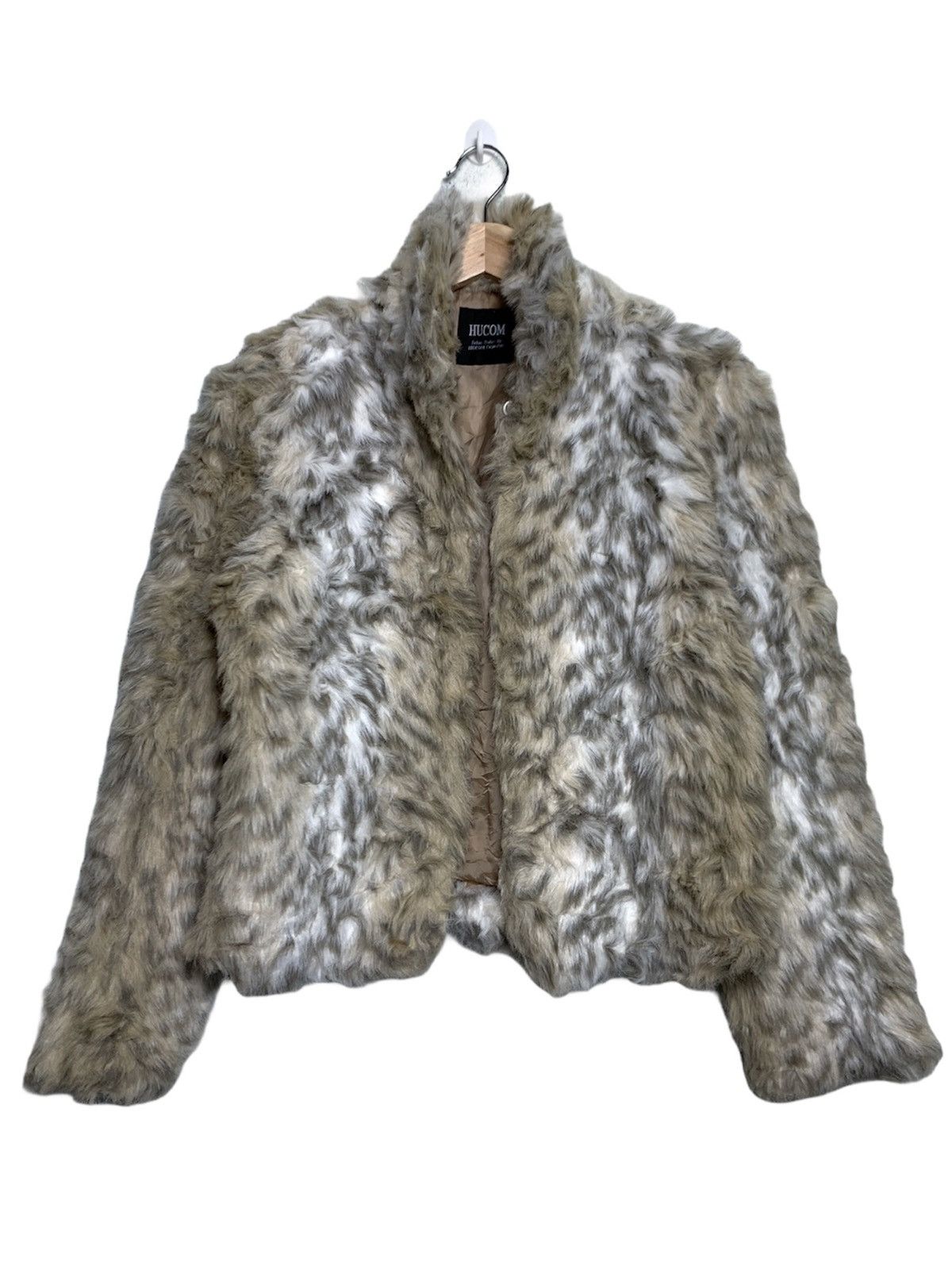 Designer Hucom Mink Fur Faux Coat Size M / US 6-8 / IT 42-44 - 1 Thumbnail