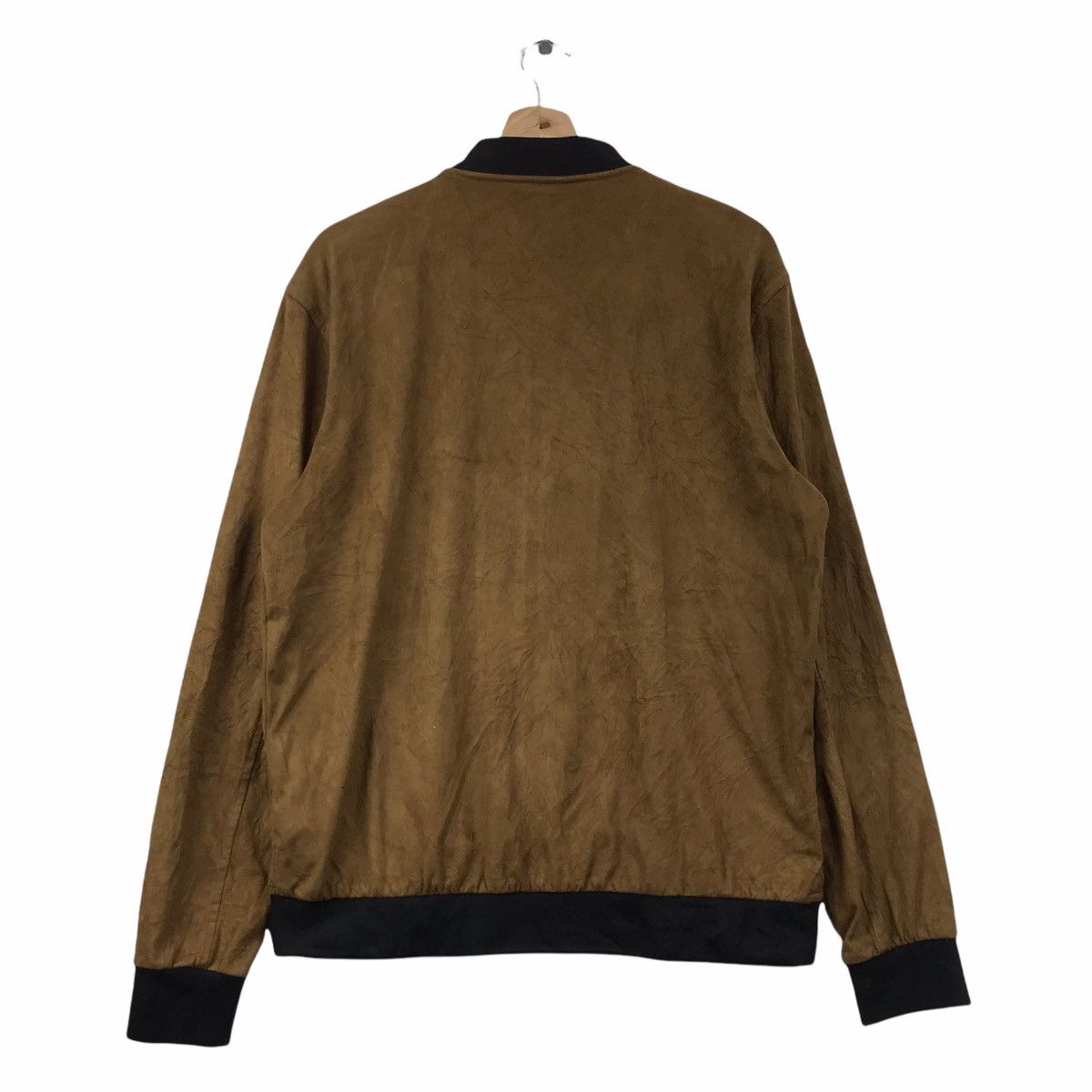 Zara ZARA Brand Designer Brown Zipper Bomber Jacket Size US L / EU 52-54 / 3 - 9 Thumbnail