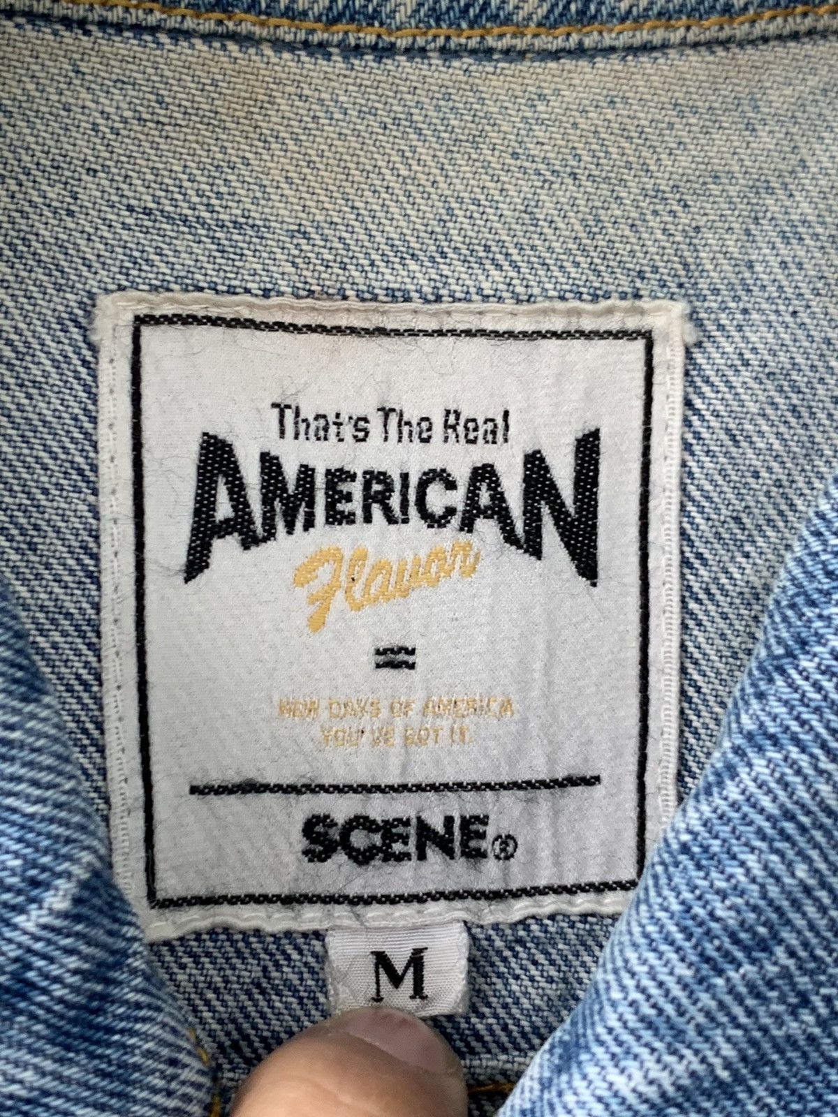 Japanese Brand Vintage Scene Denim Jacket Size US M / EU 48-50 / 2 - 3 Thumbnail