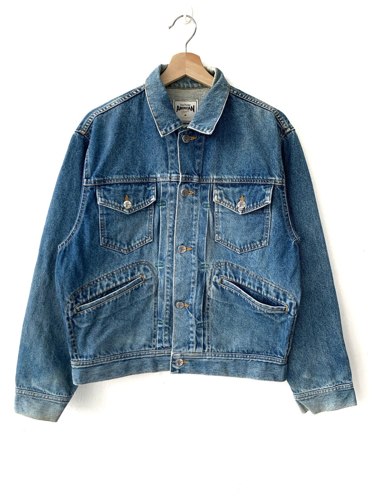 Japanese Brand Vintage Scene Denim Jacket Size US M / EU 48-50 / 2 - 1 Thumbnail