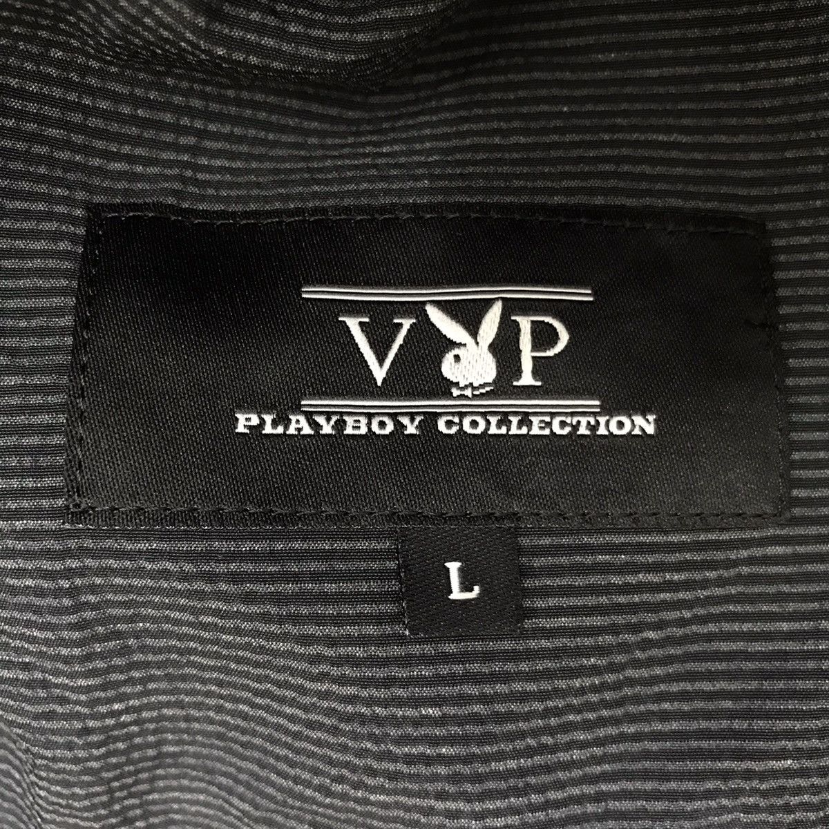 Playboy VP PLAYBOY COLLECTION Bunny Magazine Stripes Black Coat Size US L / EU 52-54 / 3 - 3 Thumbnail