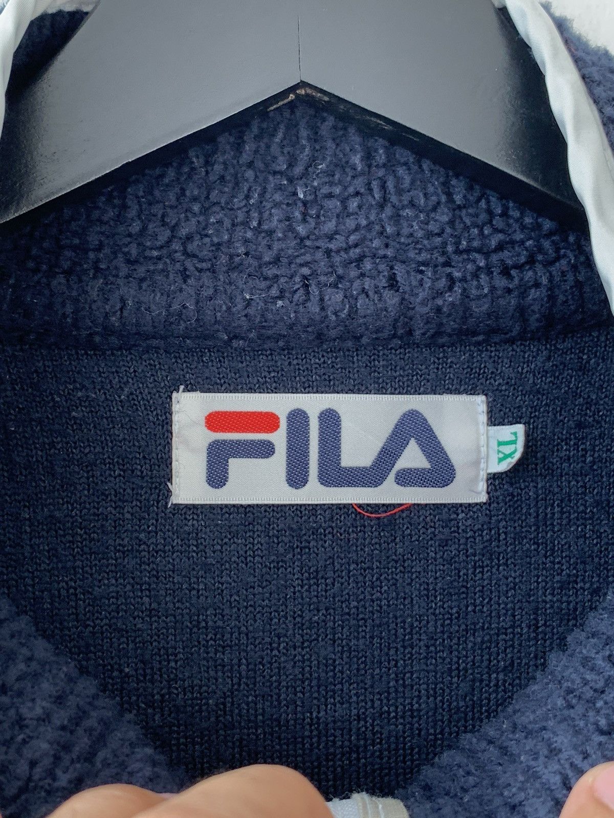 Fila Vintage Fila Fleece Sweater Size US XL / EU 56 / 4 - 3 Thumbnail