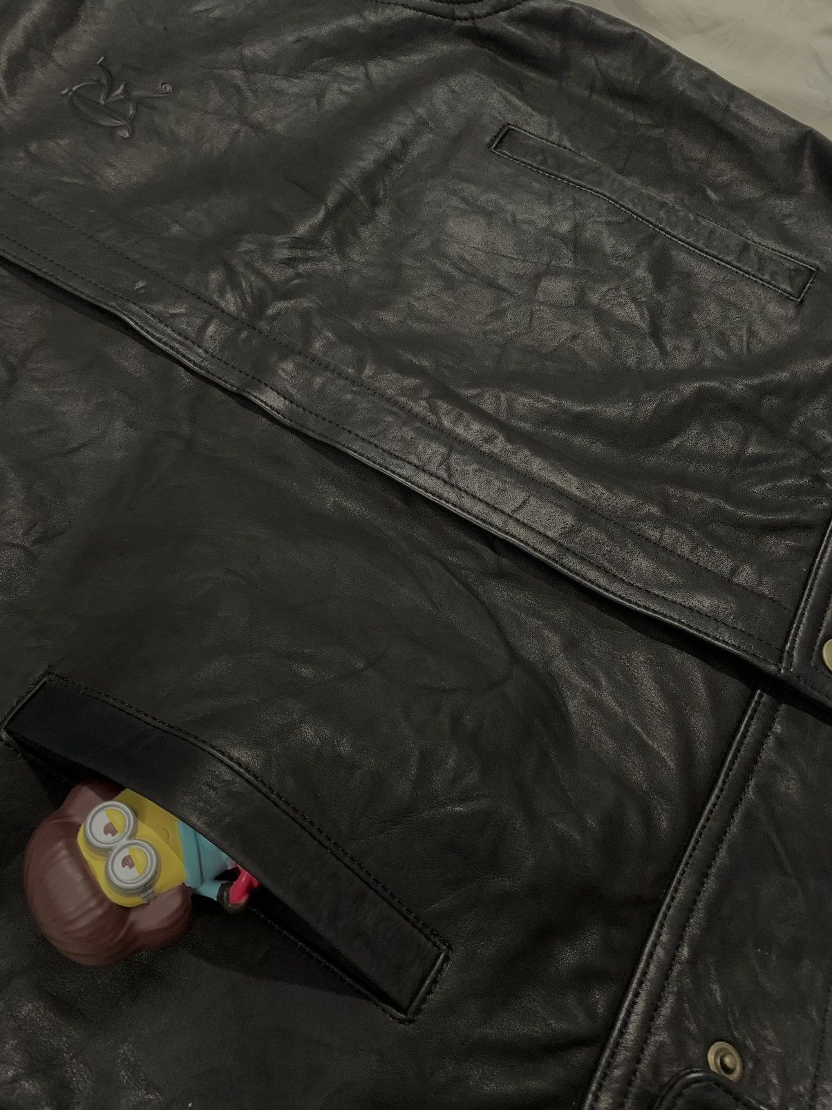 Yohji Yamamoto Vintage Japanese Brand GK Biker Genuine Leather Vest Size US M / EU 48-50 / 2 - 9 Thumbnail