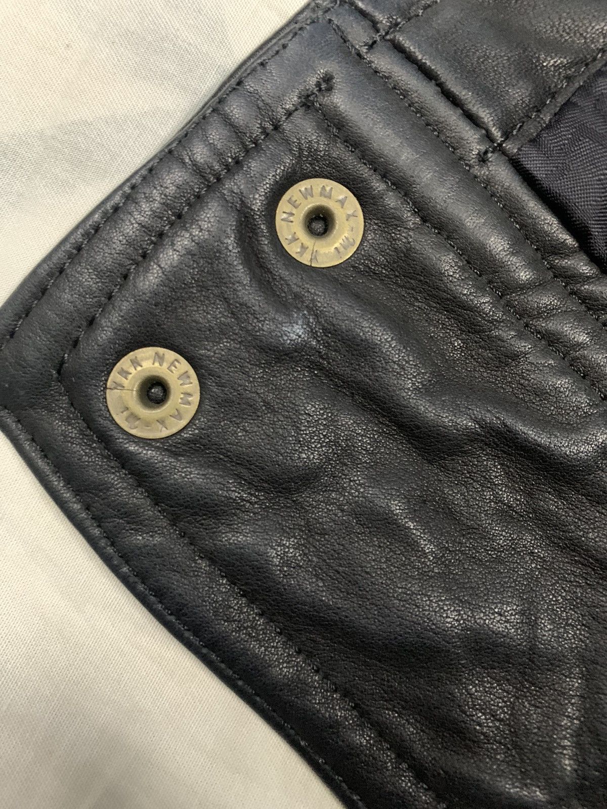 Yohji Yamamoto Vintage Japanese Brand GK Biker Genuine Leather Vest Size US M / EU 48-50 / 2 - 14 Thumbnail