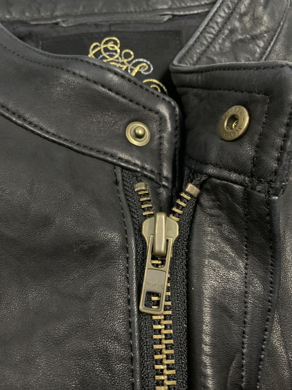 Yohji Yamamoto Vintage Japanese Brand GK Biker Genuine Leather Vest Size US M / EU 48-50 / 2 - 7 Thumbnail