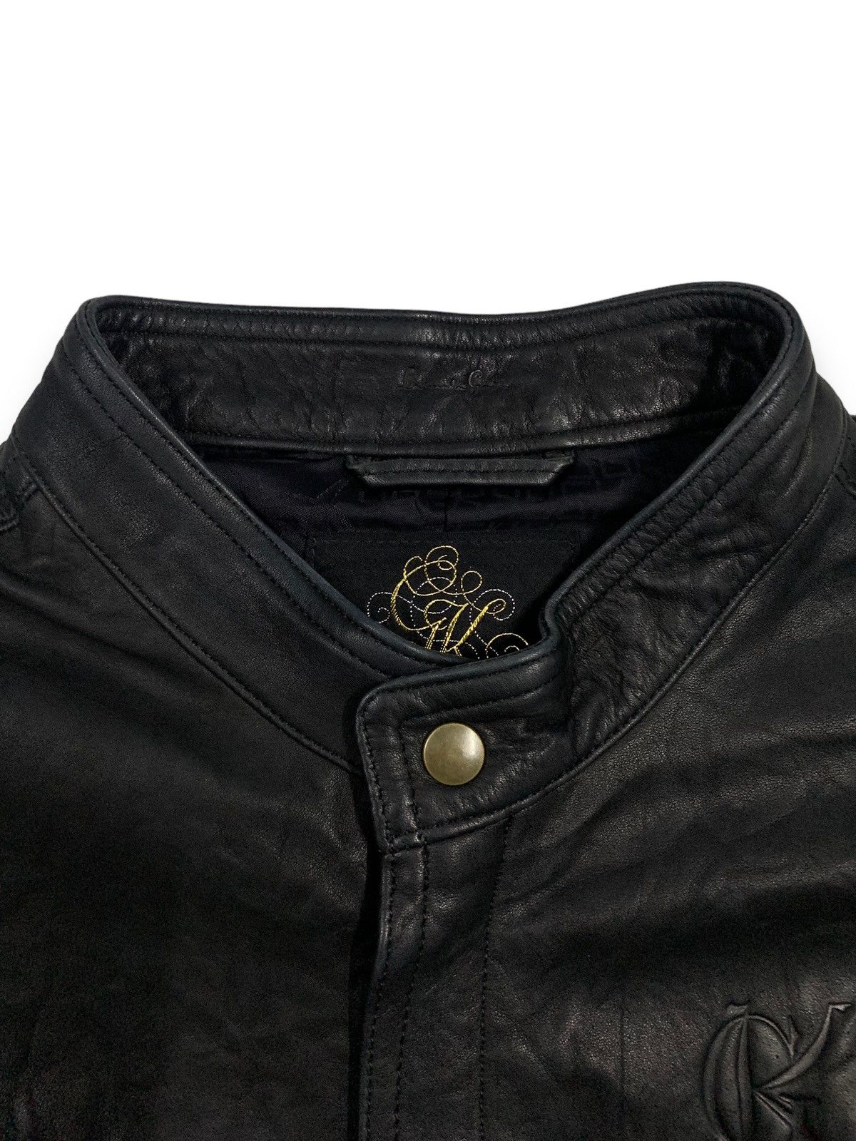 Yohji Yamamoto Vintage Japanese Brand GK Biker Genuine Leather Vest Size US M / EU 48-50 / 2 - 6 Thumbnail