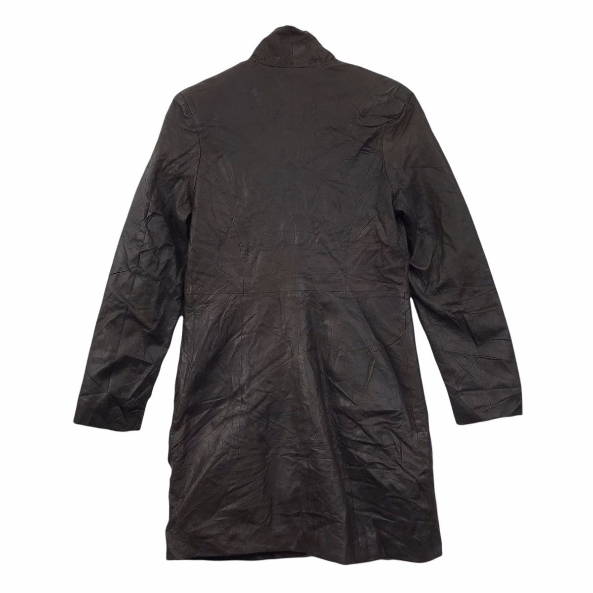 Vintage KIKK ALLEGRA Italian Designer Genuine Leather Parka Jacket Size US S / EU 44-46 / 1 - 6 Thumbnail