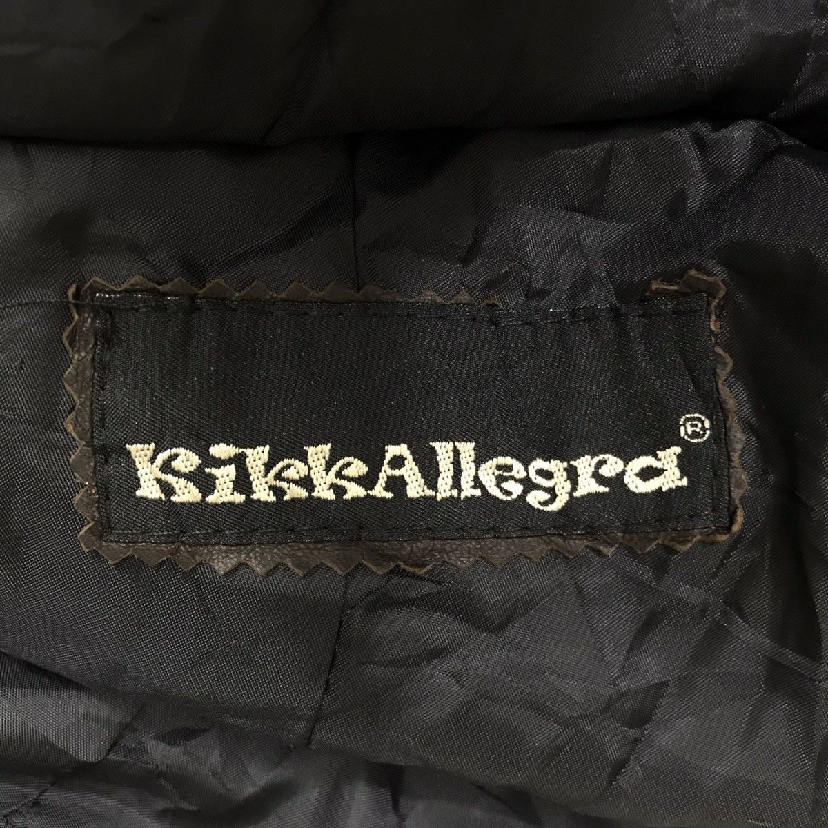 Vintage KIKK ALLEGRA Italian Designer Genuine Leather Parka Jacket Size US S / EU 44-46 / 1 - 3 Thumbnail
