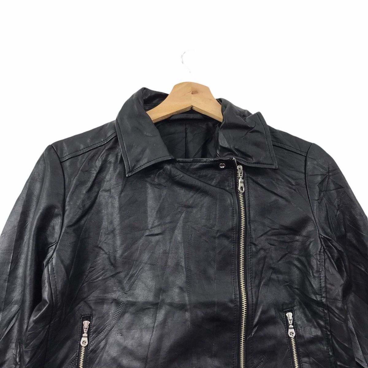 Japanese Brand GU Double Collar Rider Motorcycle Japanese Brand Jacket Size US M / EU 48-50 / 2 - 2 Thumbnail