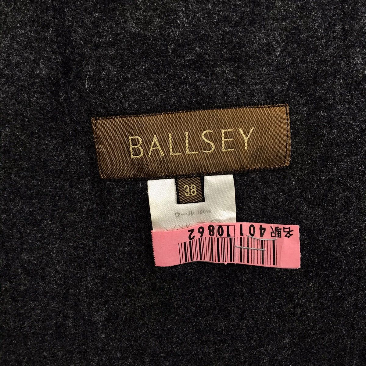 Vintage BALLSEY Japanese Brand Grey Wool Dress Size US S / EU 44-46 / 1 - 4 Thumbnail