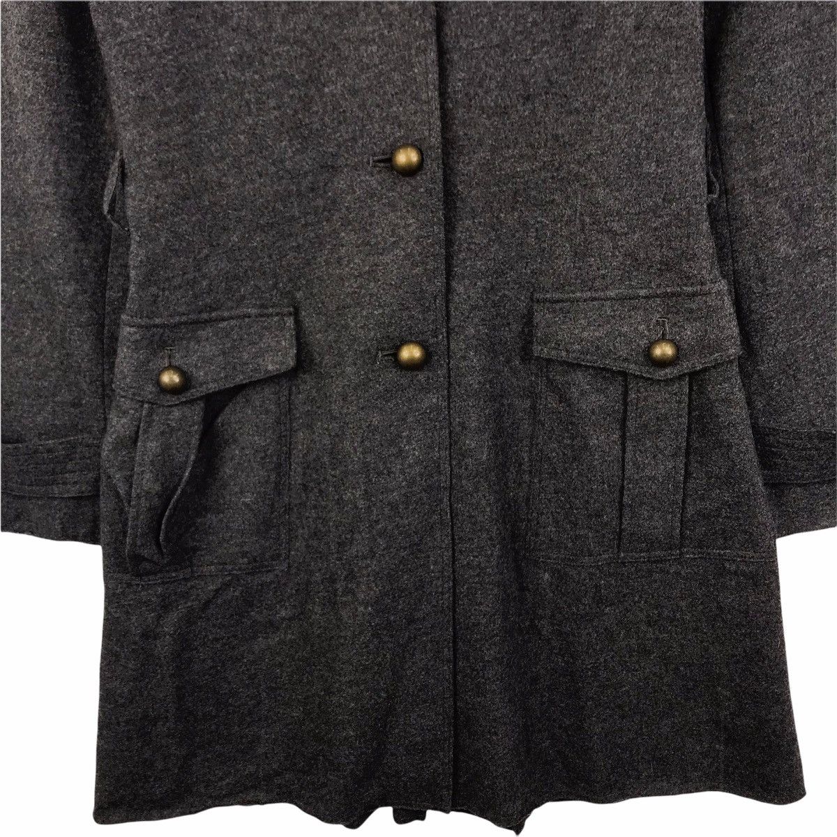 Vintage BALLSEY Japanese Brand Grey Wool Dress Size US S / EU 44-46 / 1 - 5 Thumbnail
