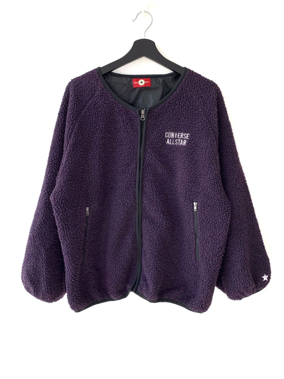Converse Vintage Converse Deep Pile Fleece Sweater Size US L / EU 52-54 / 3 - 1 Thumbnail