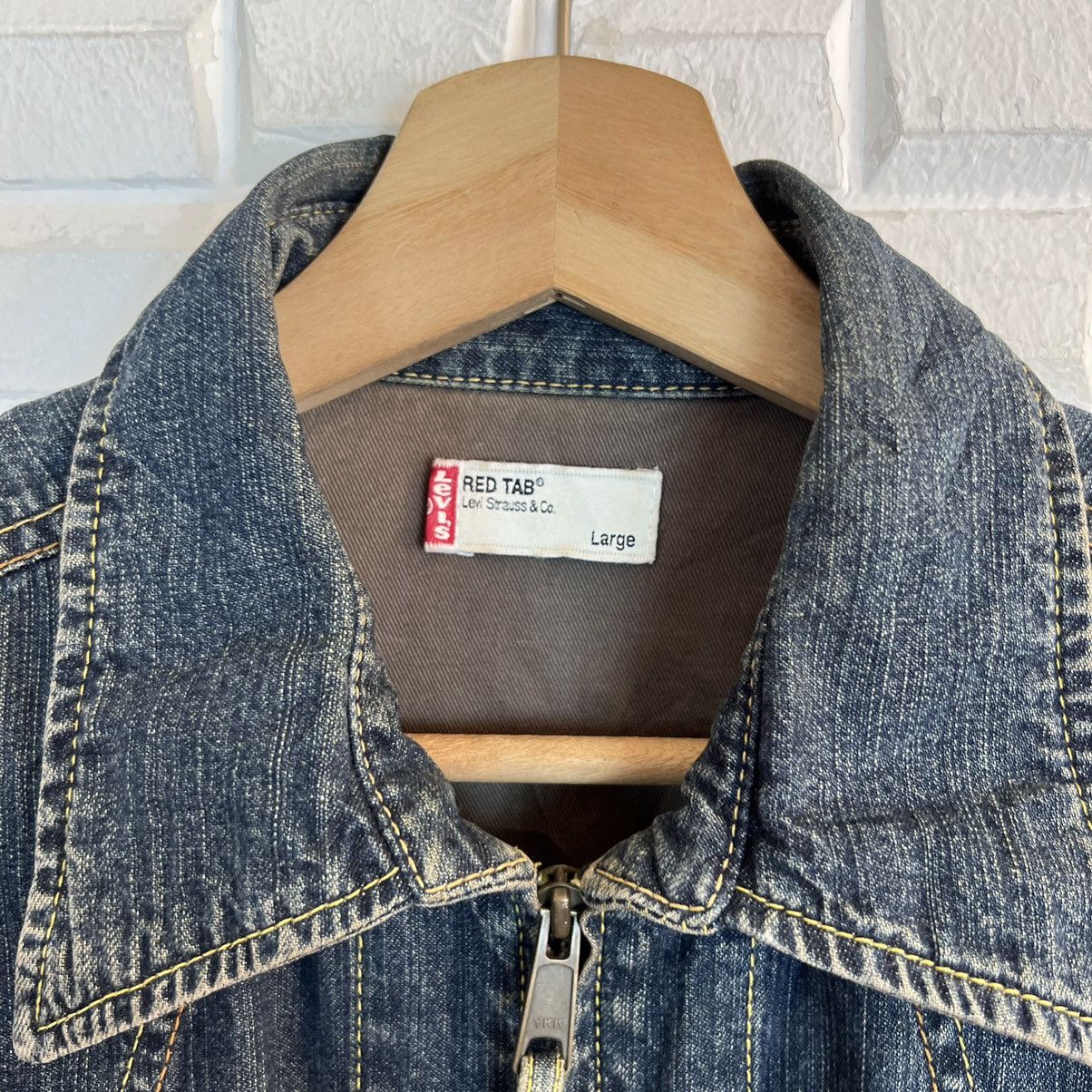Japanese Brand VINTAGE LIGHT ZIPPER BIKER PARACHUTE JACKET LEVI’S Size US L / EU 52-54 / 3 - 8 Thumbnail