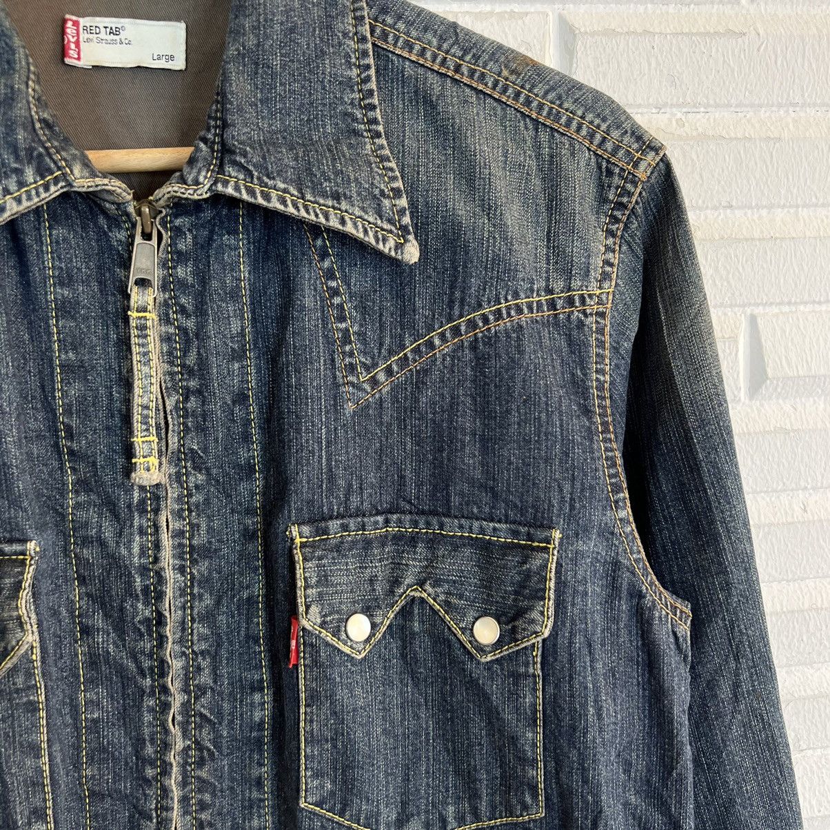 Japanese Brand VINTAGE LIGHT ZIPPER BIKER PARACHUTE JACKET LEVI’S Size US L / EU 52-54 / 3 - 6 Thumbnail