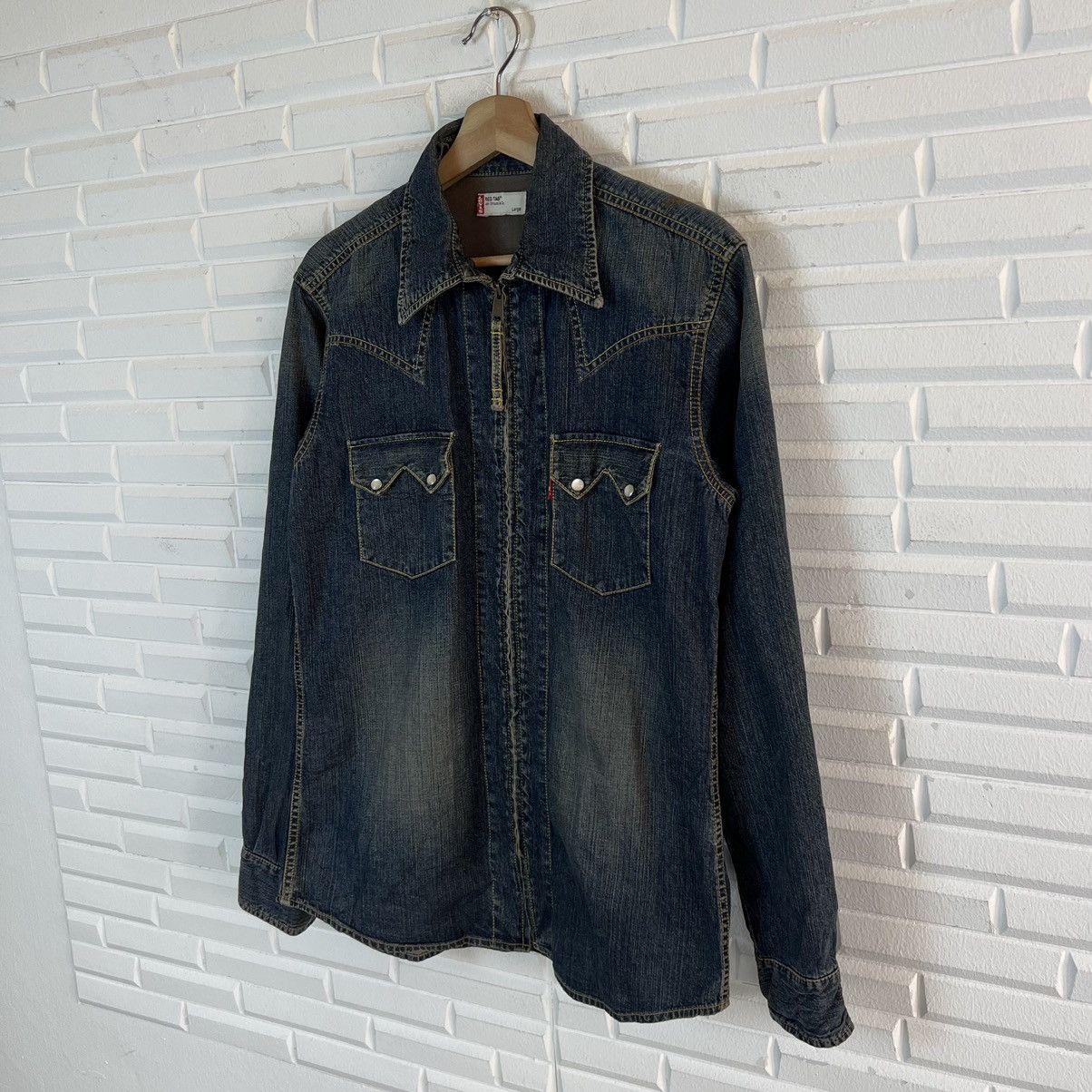 Japanese Brand VINTAGE LIGHT ZIPPER BIKER PARACHUTE JACKET LEVI’S Size US L / EU 52-54 / 3 - 2 Thumbnail